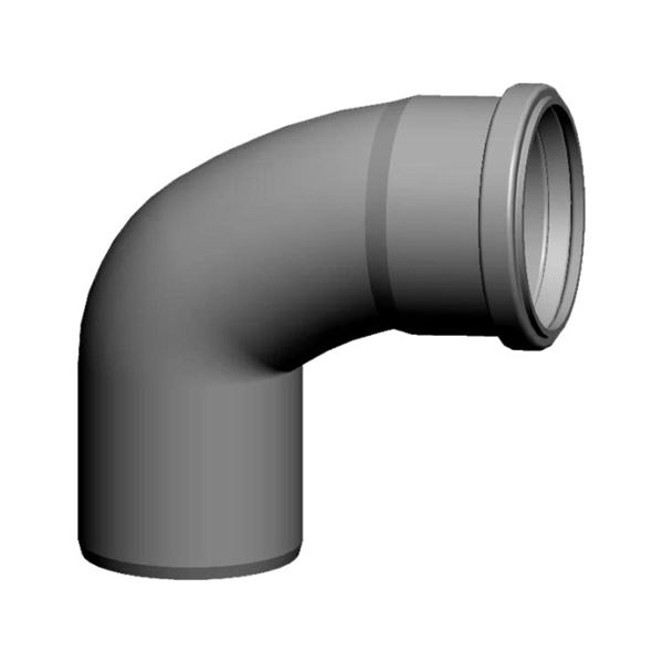 Koleno DN 125, 87°