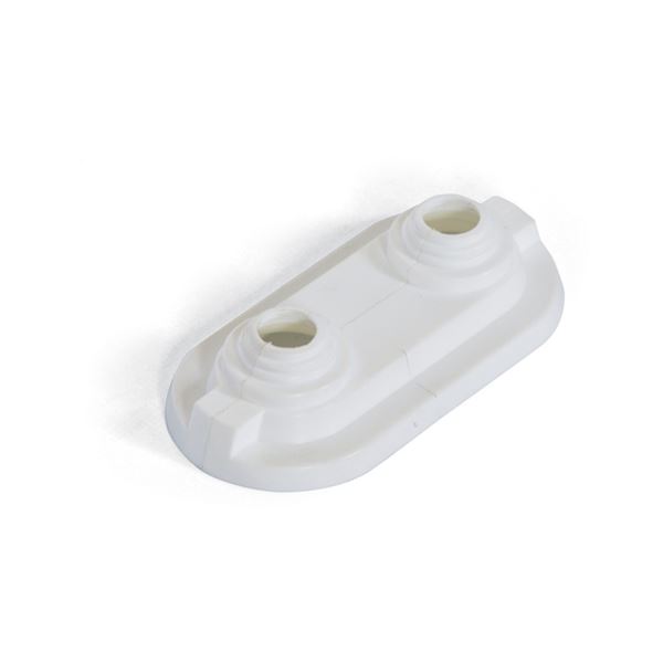 GT-VDR 15 variabilná dvojitá rozeta - biela