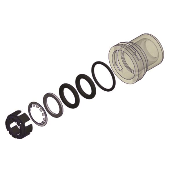 GTF-VSS 6, 1" Push fit rozdeľovacia stanica ,nerez