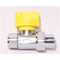 Plynový kohút priamy R1/2 na inštaláciu nad omietkou