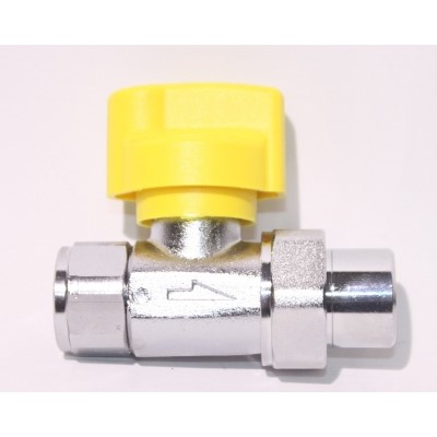 Plynový kohút priamy R1/2 na inštaláciu nad omietkou