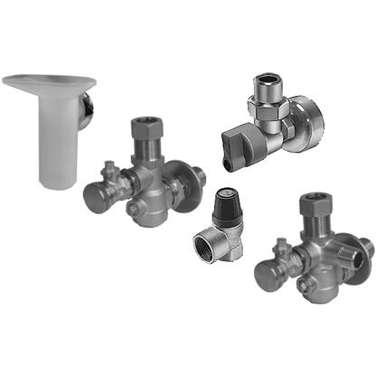 Pripájacia súprava na inštaláciu pod omietkou pre CGB bez ohrevu vody CGW,CGS