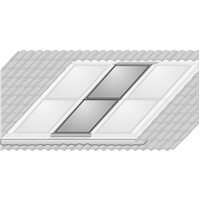 Doplnková súprava na 2-radovú montáž 2 kolektorov TopSon F3-1 do strechy