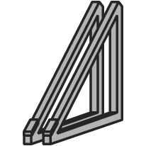 Stojan AluFlex-U na 1 kolektor TopSon F3-Q bez líšt