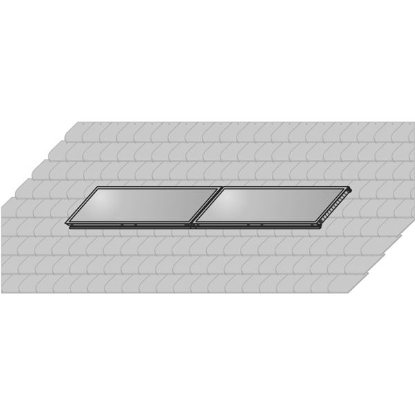 Súprava AluPlus na montáž 2 kol. TopSon F3-Q/bridlica