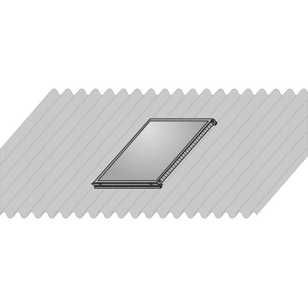 Súprava AluPlus na montáž 1 kolektora na plechovú krytinu