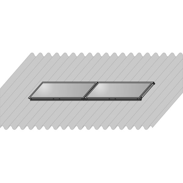 Súprava AluPlus na montáž 2 kol.F3-Q na plechovú krytinu