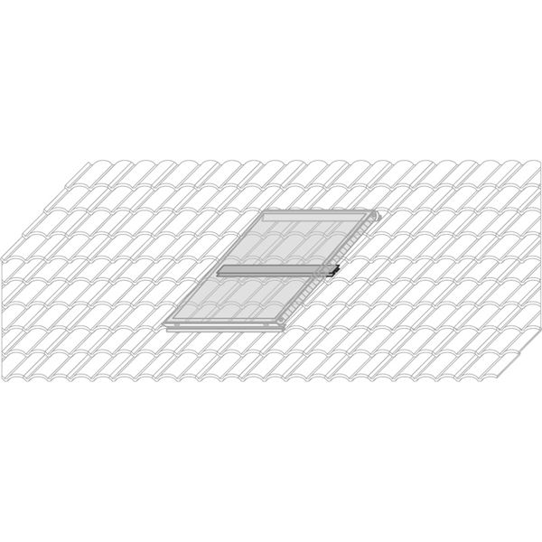 Souprava AluPlus na odlehčení 1 kolektoru TopSon F3-1/CFK-1 zatíženého sněhem