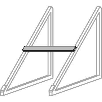 Lišta AluPlus na odľahčenie kolektora TopSon F3-1/CFK-1