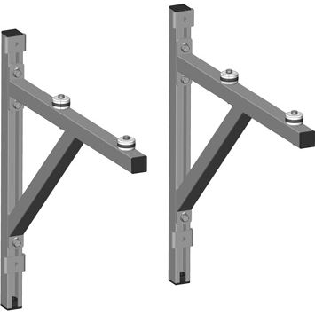 Nástenný držiak MS pre upevnenie externého modulu s tlmičom