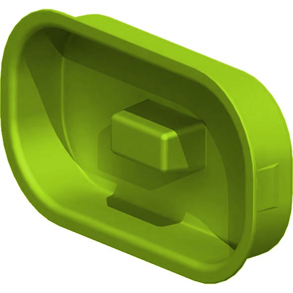 Uzáver na plochý systém rovodu vzduchu 50x100