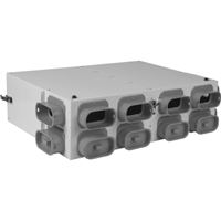 Rozvaděč vzduchu s protihlukovou izolací pro přívod i odvod vzduchu