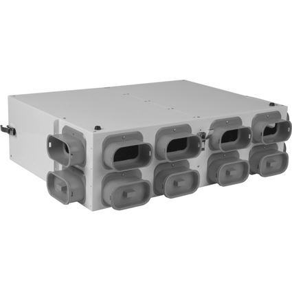 Rozvaděč vzduchu s protihlukovou izolací pro přívod i odvod vzduchu