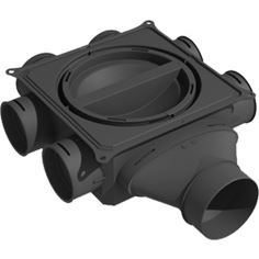 Rozvádzač vzduchu mini ,6-75 - pre potrubie ISO DN125