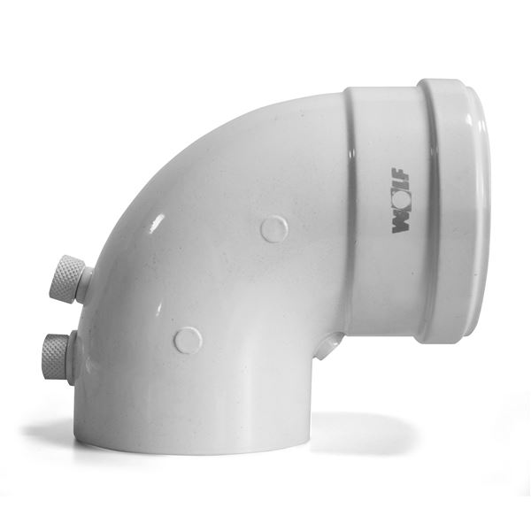 Přip.díl DN60/100 CGG-1K 90°