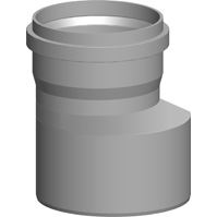 Redukcia DN 200 na DN 160, excentrická 