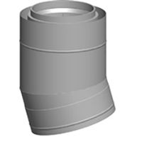 Koleno DN 160/225, 15° 