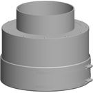 Vyústenie komína DN 225/160