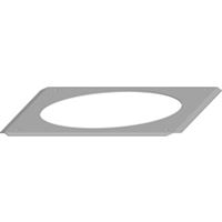 Nástenný kryt  DN 300 z ušľachtilej ocele