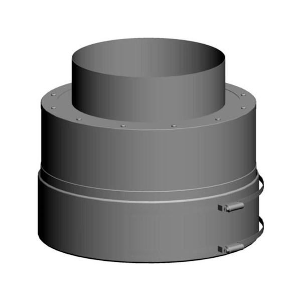 Vyústenie komína DN 315/400, dĺžka 250 mm 