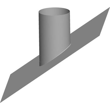 Strešná doska DN 225, so sklonom 25 – 30°