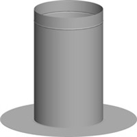 Hrdlo na plochú strechu DN225