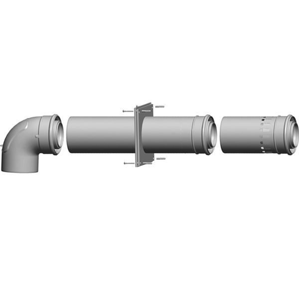 Pripájacia súprava DN 80/125 na komín