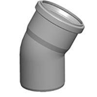 Koleno DN 80 z polypropylénu, 30° 