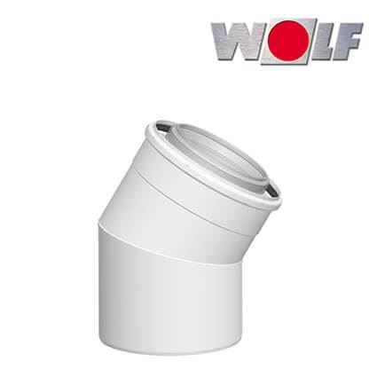 Koleno DN 110/160, bílé, 30°