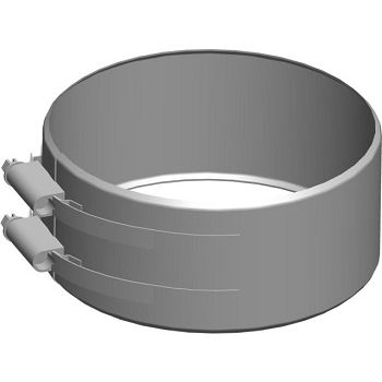 Zvierací pás na rúru na fasádu DN 80/125