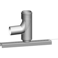 Oporné koleno 87°/DN 60 