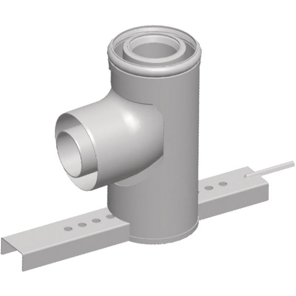 Koleno DN  80/125, 87°oporné s podperou