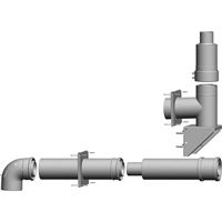 Pripájacia súprava DN 60/100 
