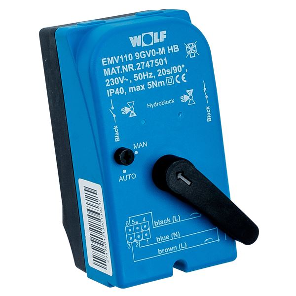 Zasouvací motor OTE/ZAV EMV110 HB (230 VAC)