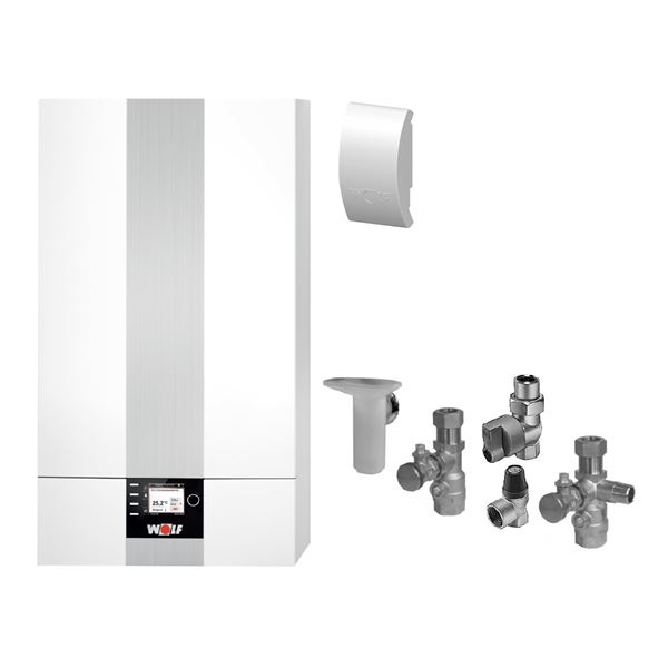 Zostava na vykurovanie a ohrev pitnej vody s kotlom CGB-2K 24kW s prietokovým ohrevom vody