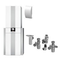 Zostava na vykurovanie a ohrev pitnej vody s kotlom so zásobníkom CGS-2R 14kW