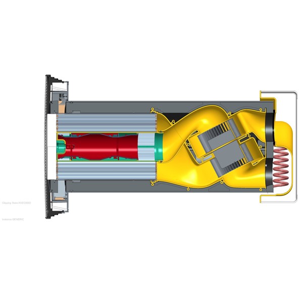 CWL-D-70,vonkajší nástenný kryt biely