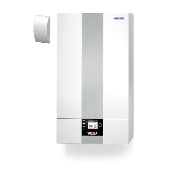 Závěsný kondenzační kotel CGB-2K-24,  s průtokovým ohřevem pitné vody s AM modulem a vnějším čidlem 