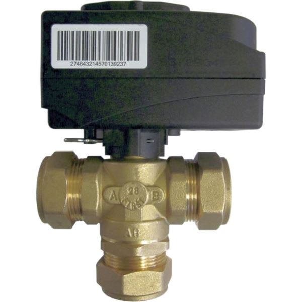 3-cest. prepínací ventil + servomotor kompletný