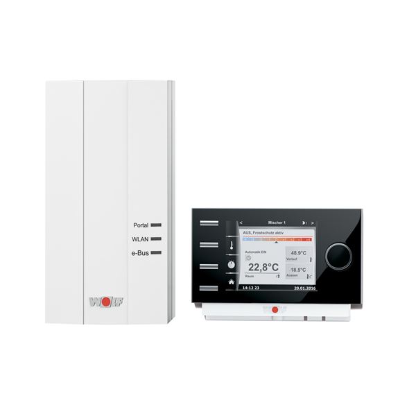 Zostava ovládacieho modulu BM-2 s nástenným držiakom a modulu rozhrania ISM7e